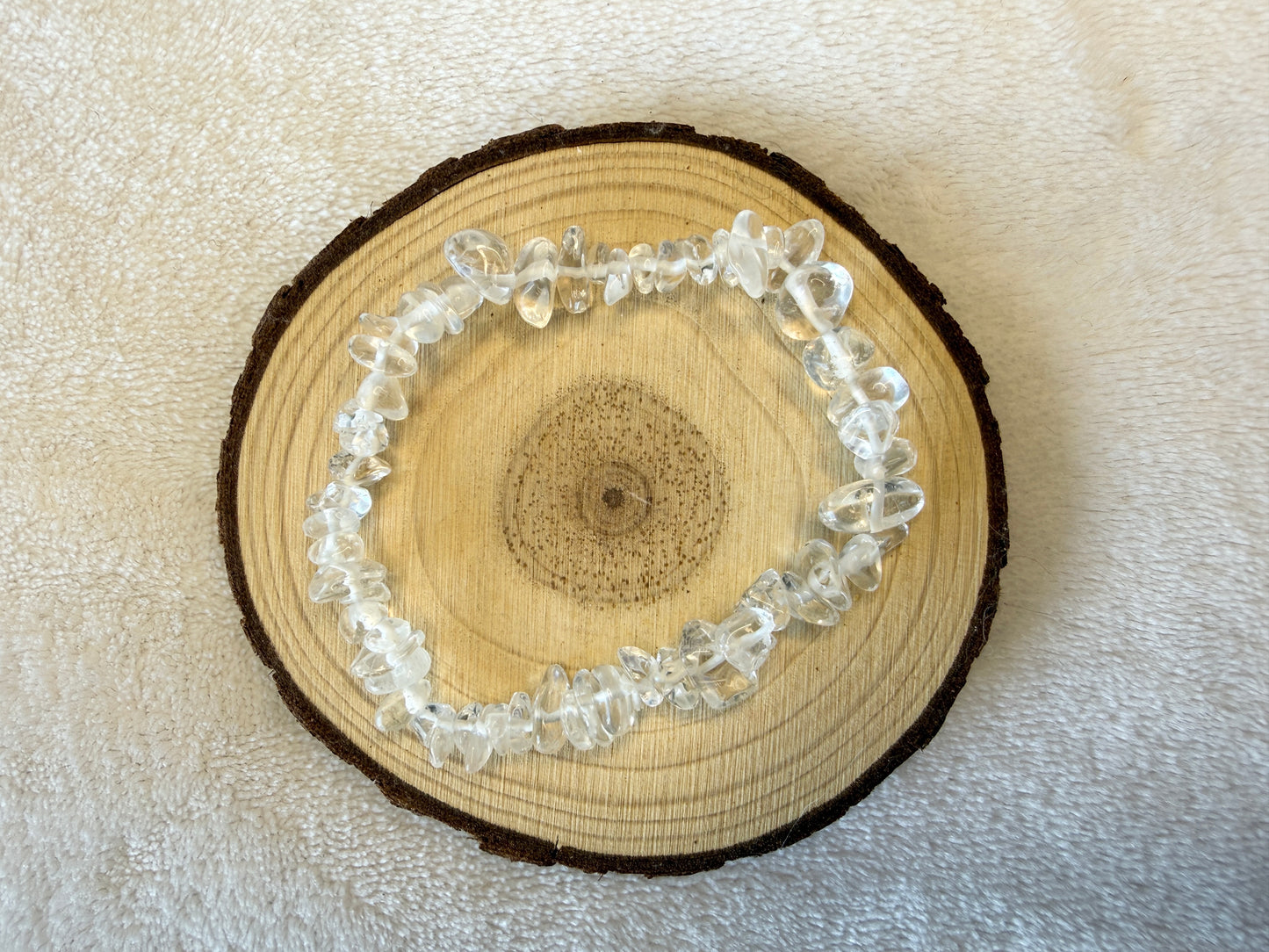 Bracelet baroque en cristal de roche
