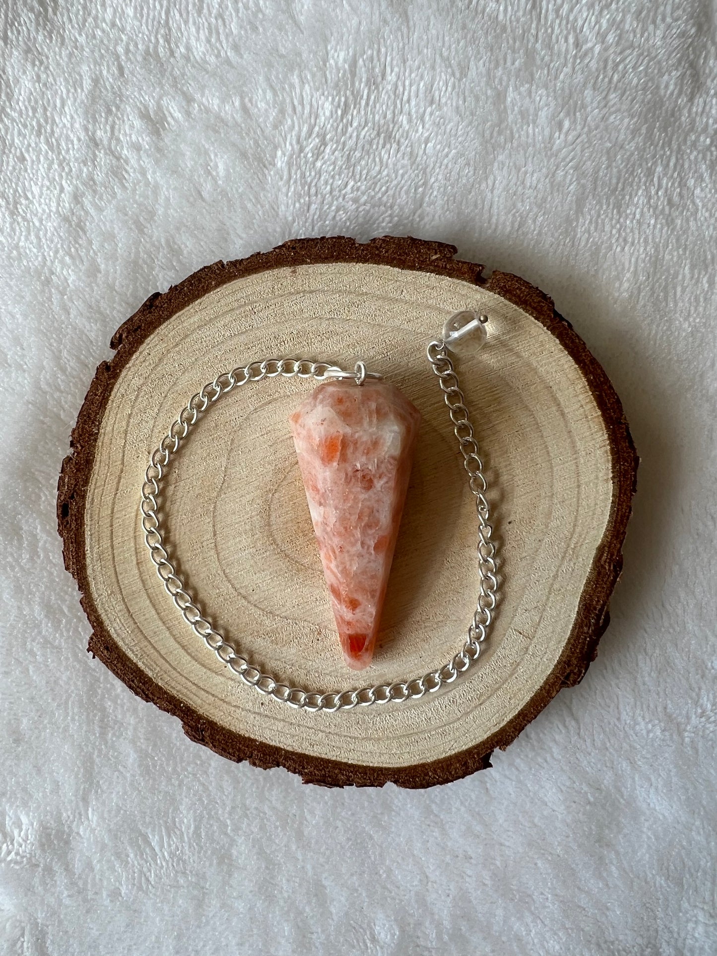 Pendule en pierre de soleil