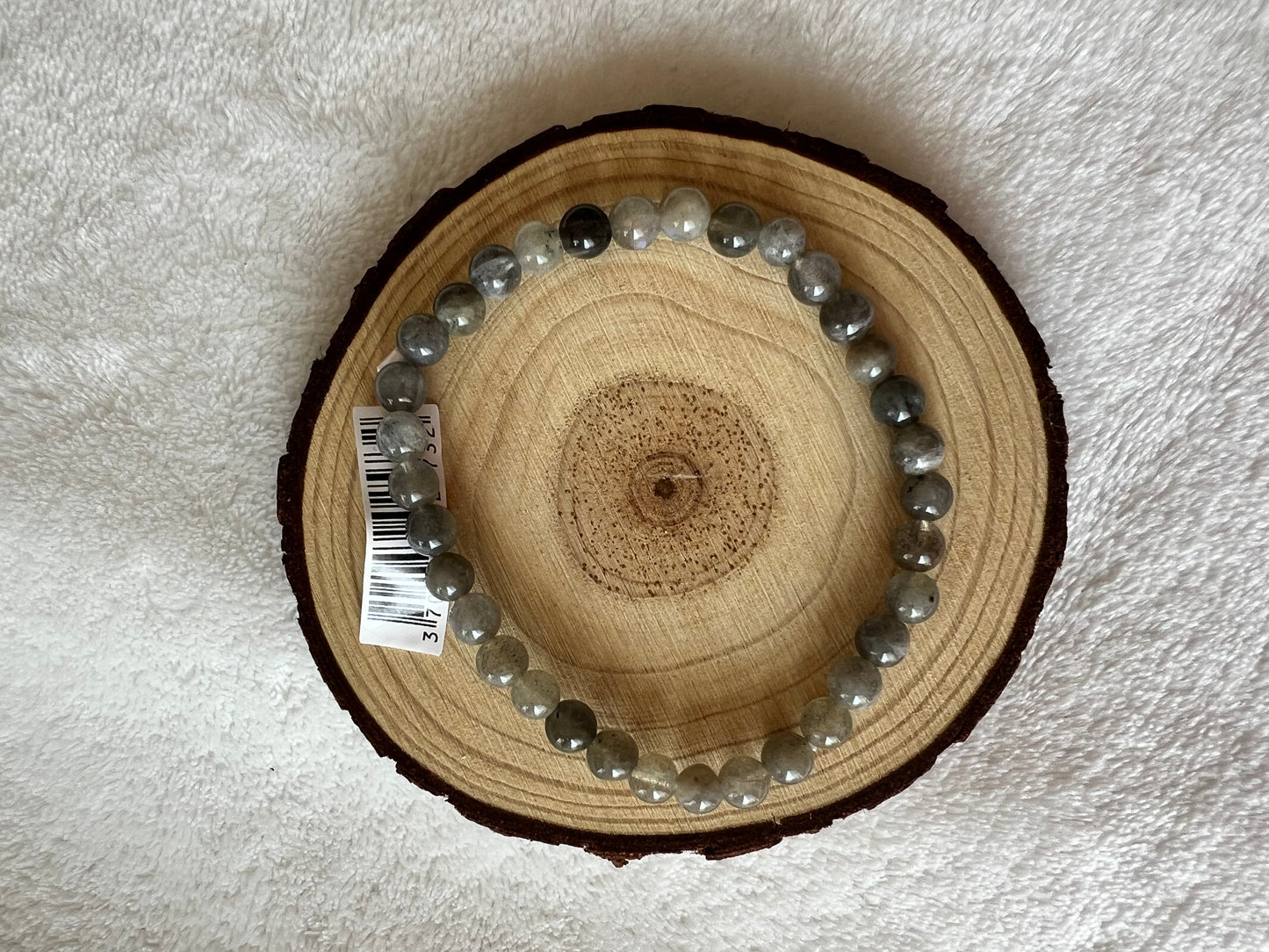 Bracelet boule en labradorite 5,5-6,5mm