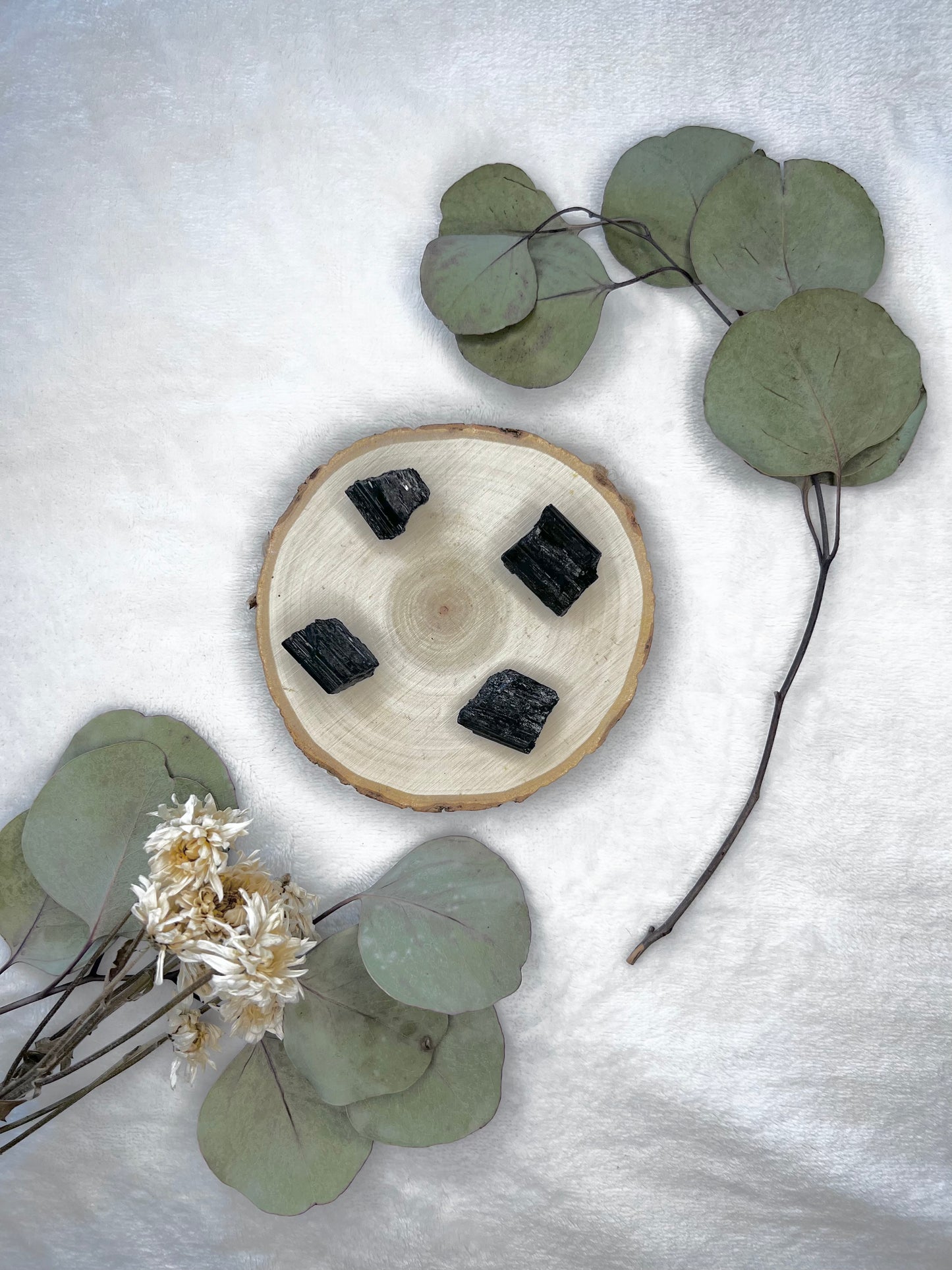 Pierre brute en tourmaline noire