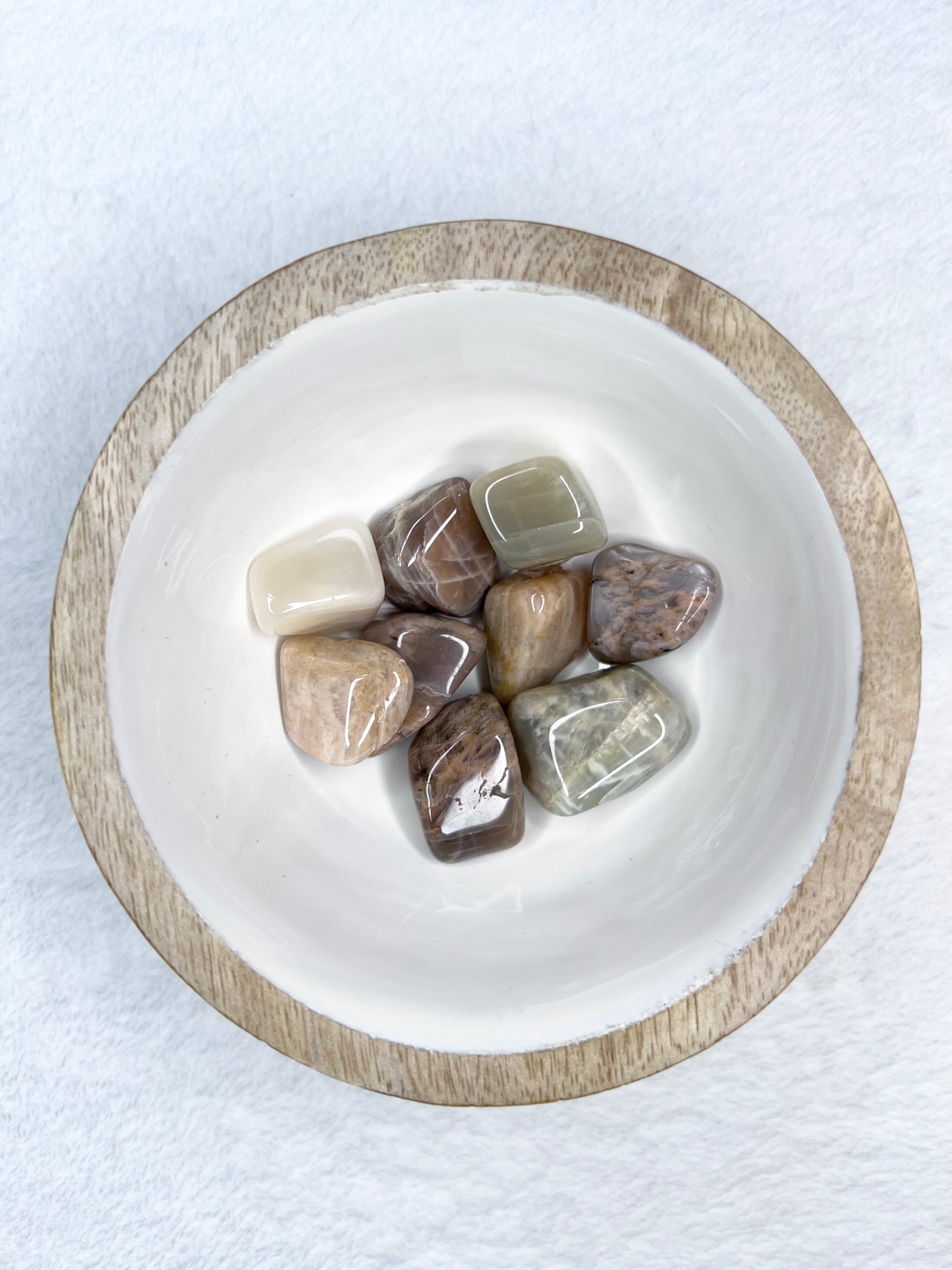 Pierre de lune roulée