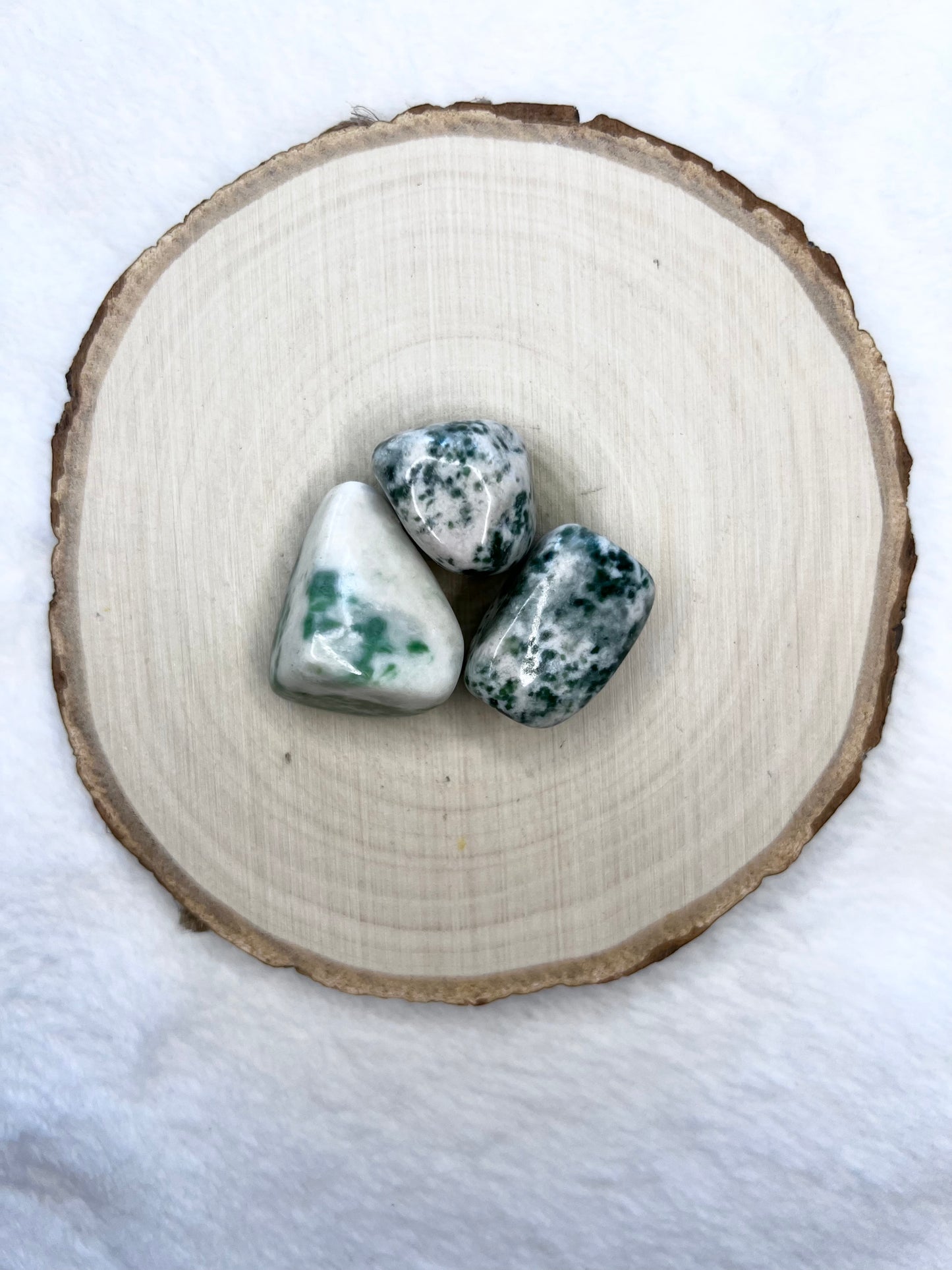 Pierre roulée en agate arbre