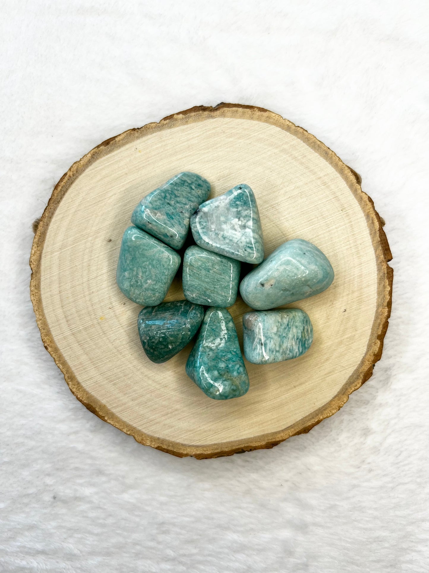 Pierre roulée en amazonite