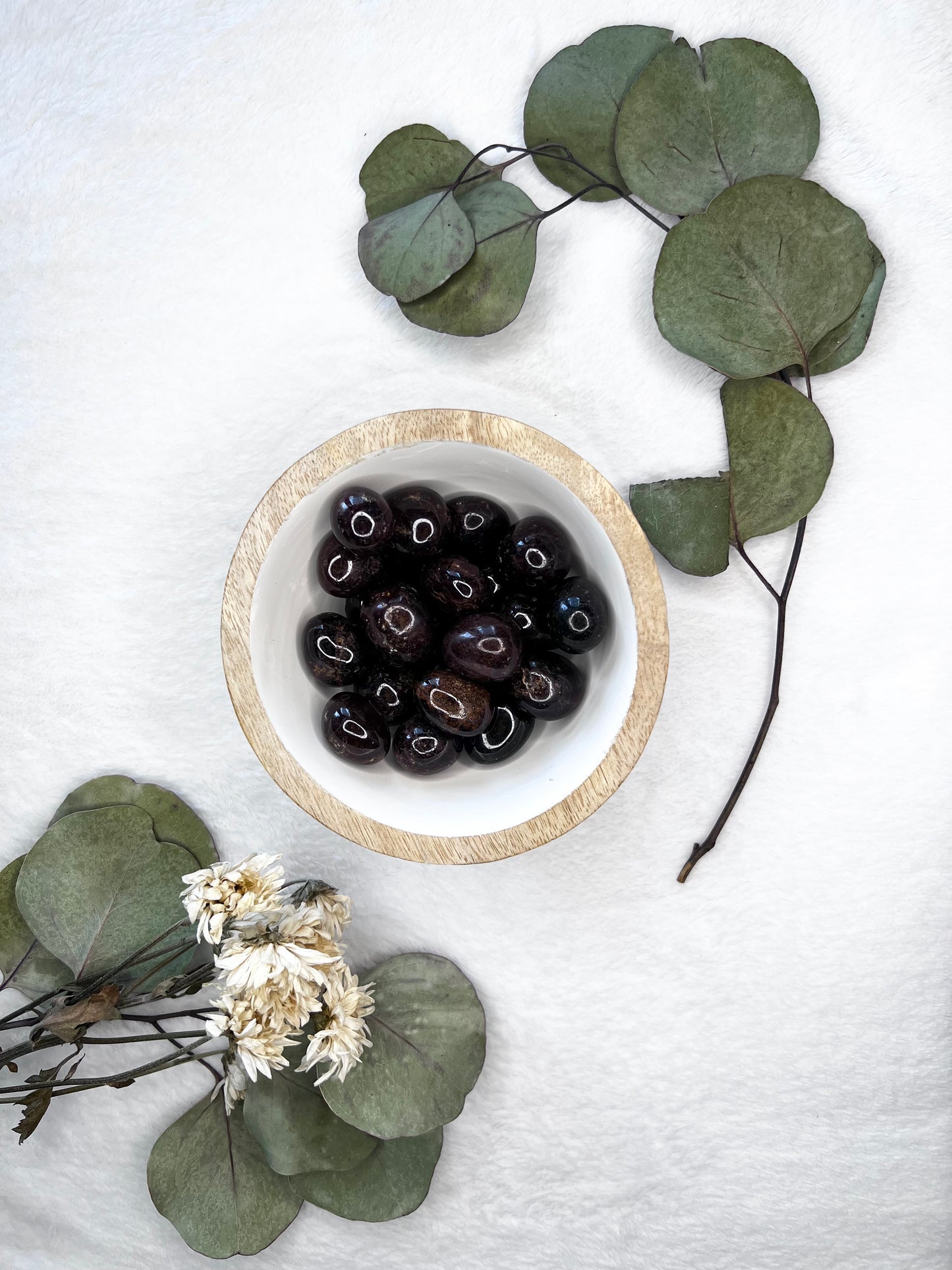 Pierre roulée en grenat