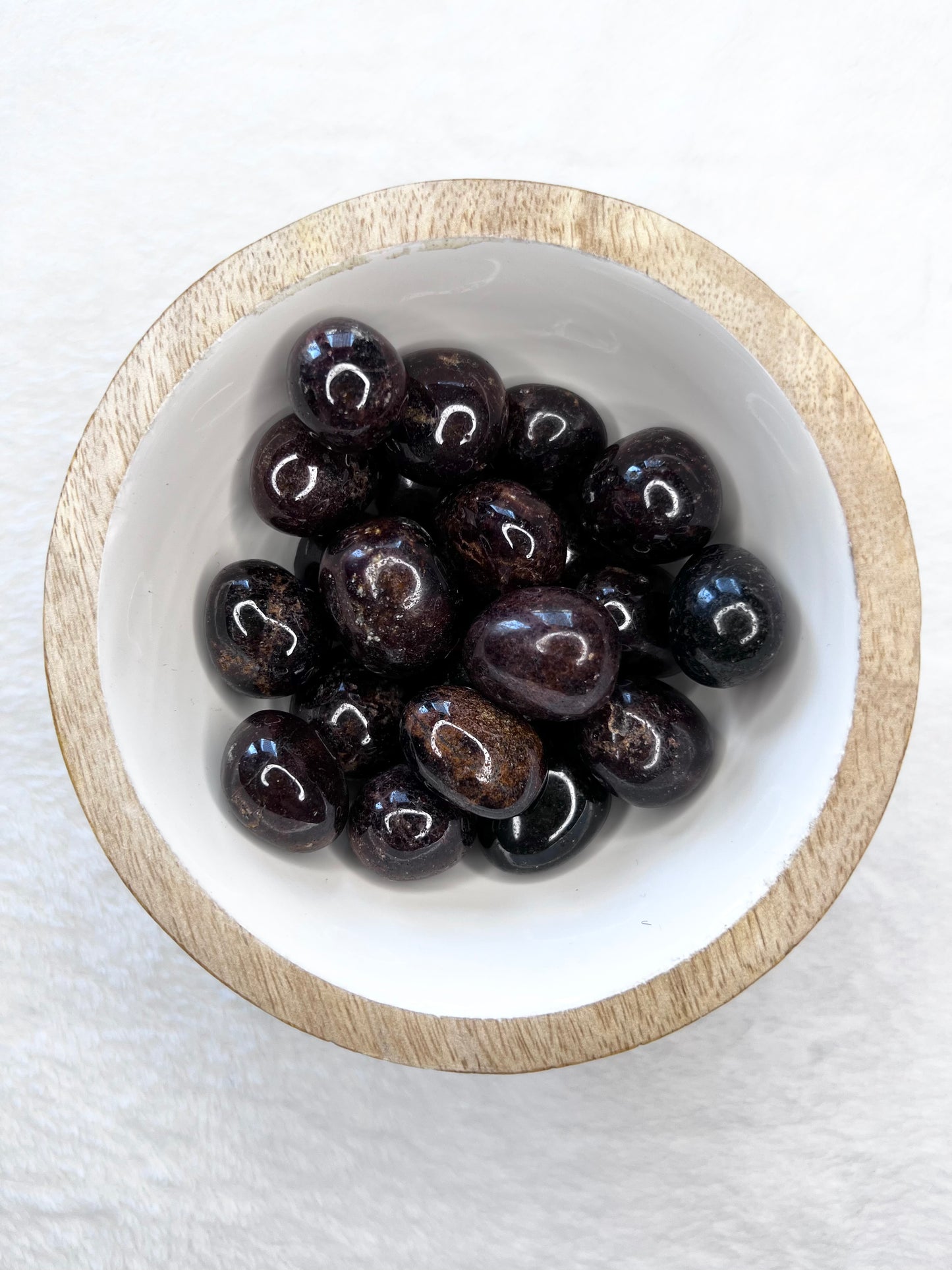 Pierre roulée en grenat