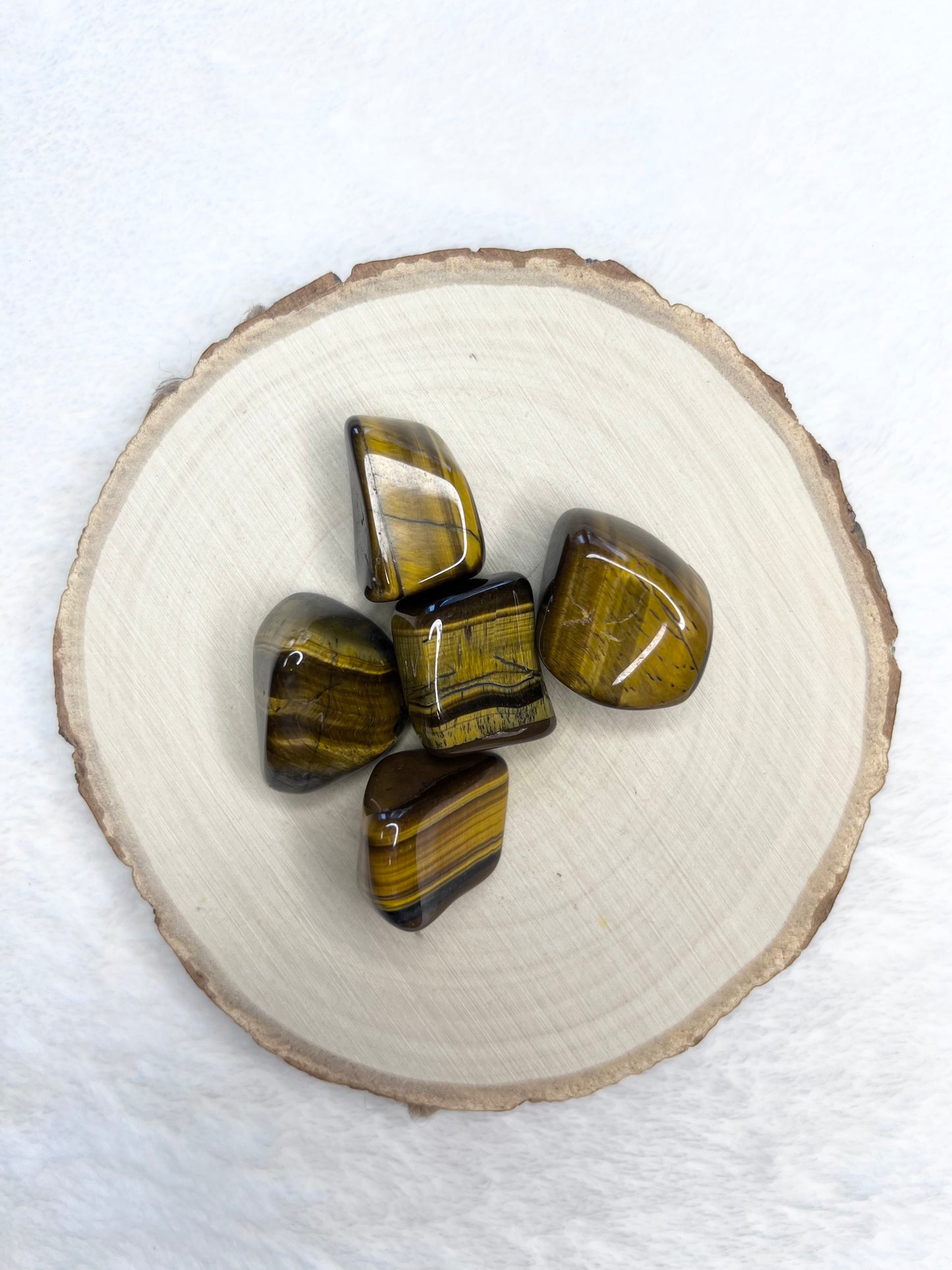 Pierre roulée en oeil de tigre