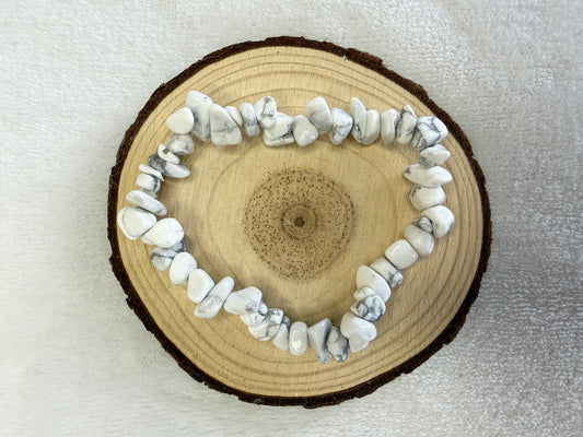 Bracelet baroque en howlite