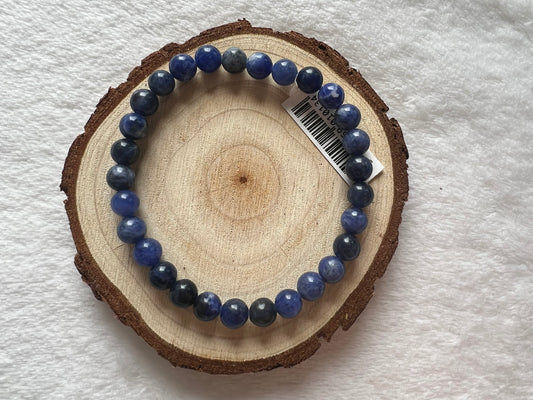 Bracelet boule en sodalite 6mm