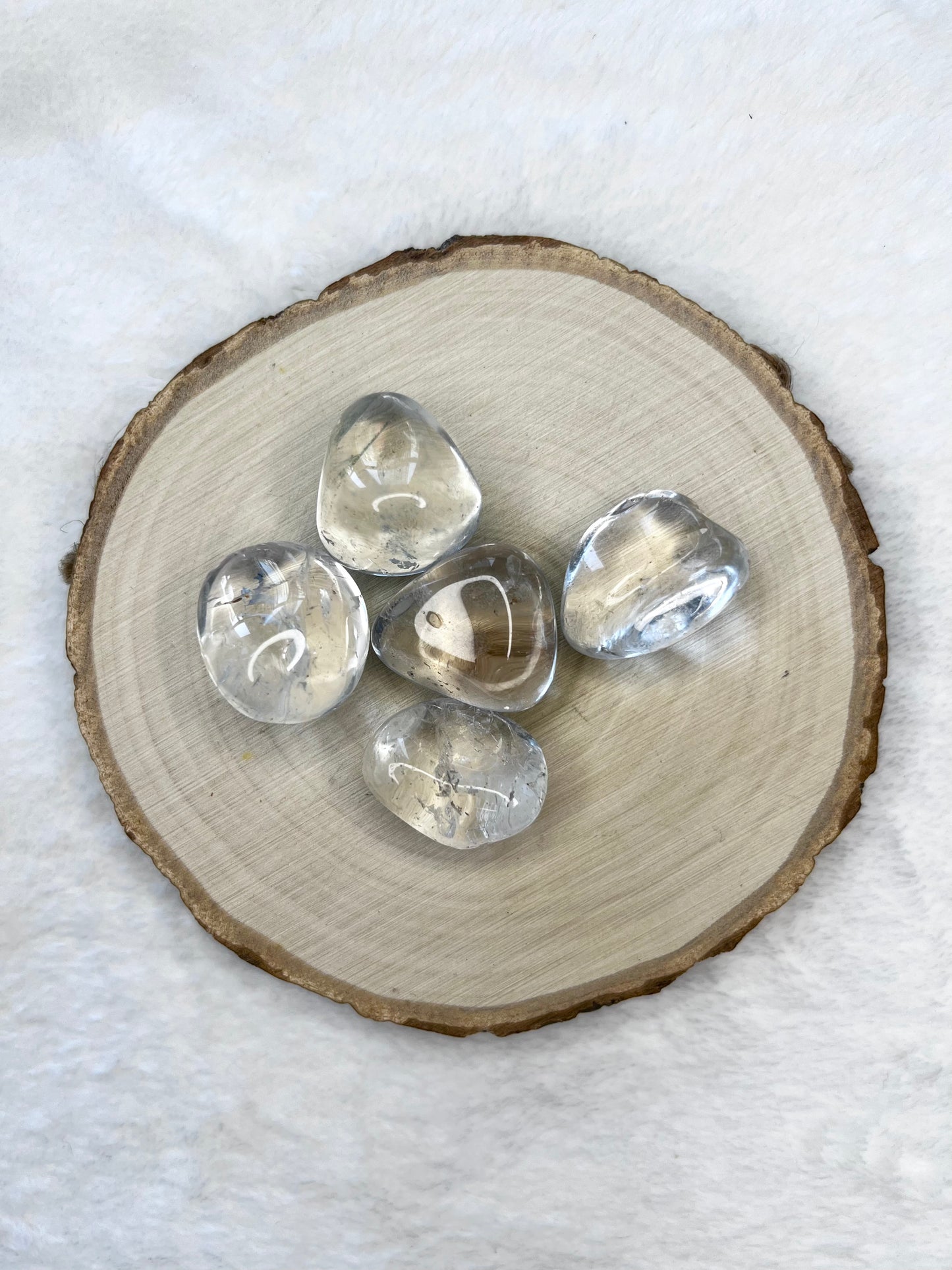 Pierre roulée en cristal de roche