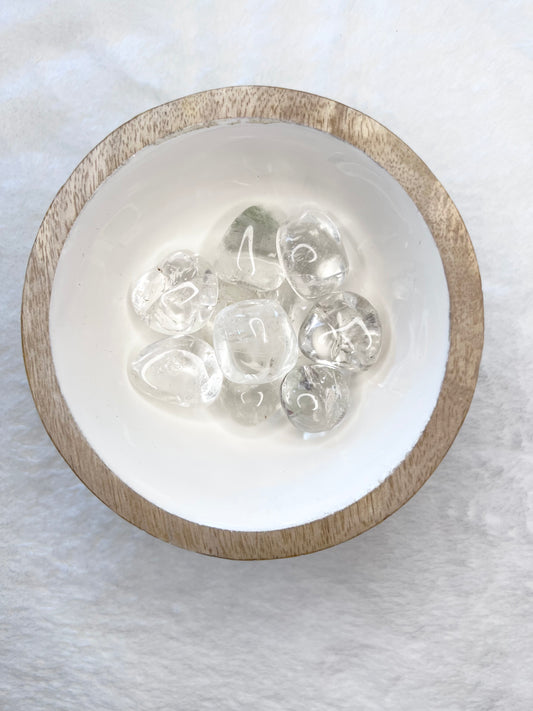 Pierre roulée en cristal de roche
