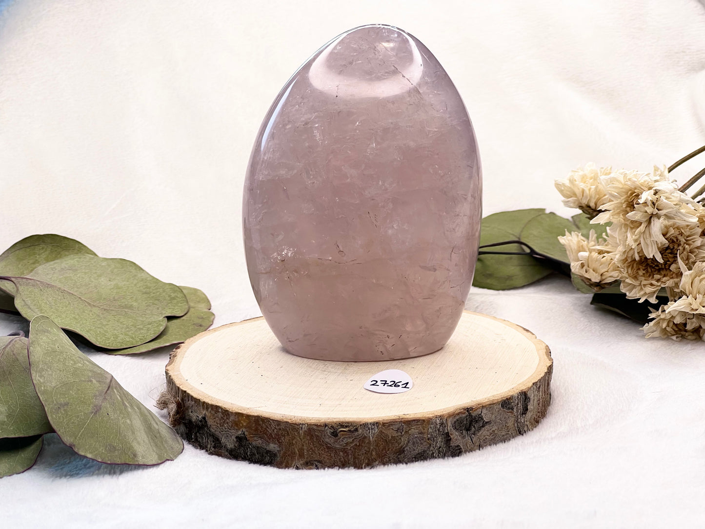 Forme libre en quartz rose