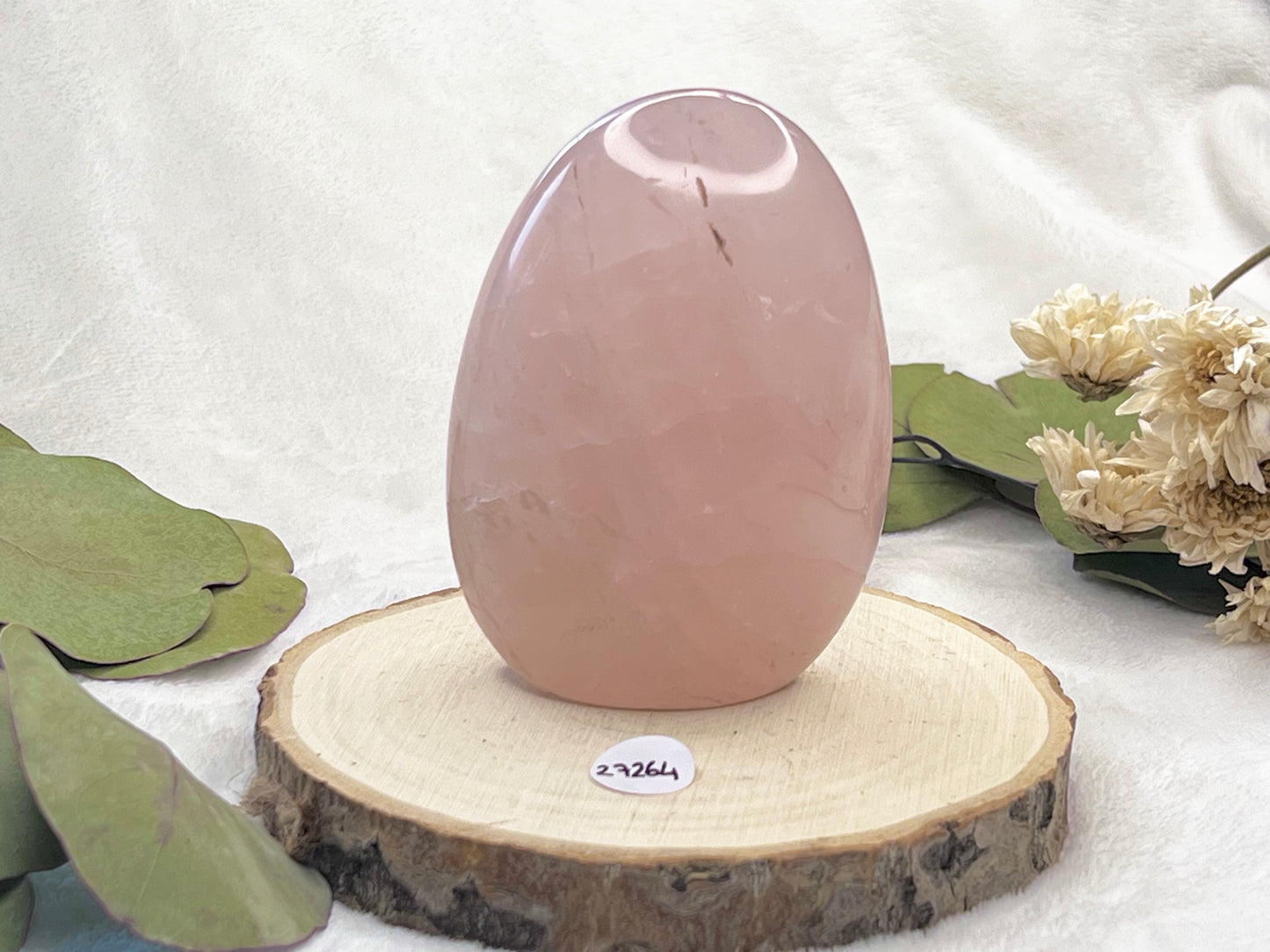 Forme libre en quartz rose