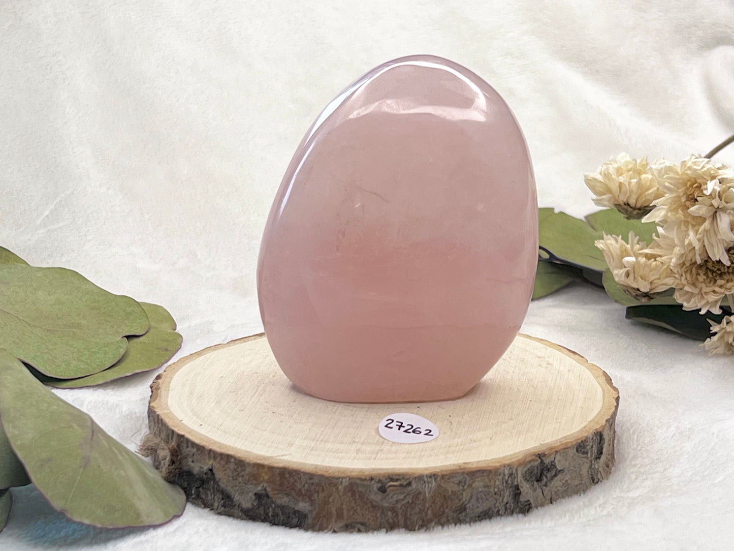 Forme libre en quartz rose