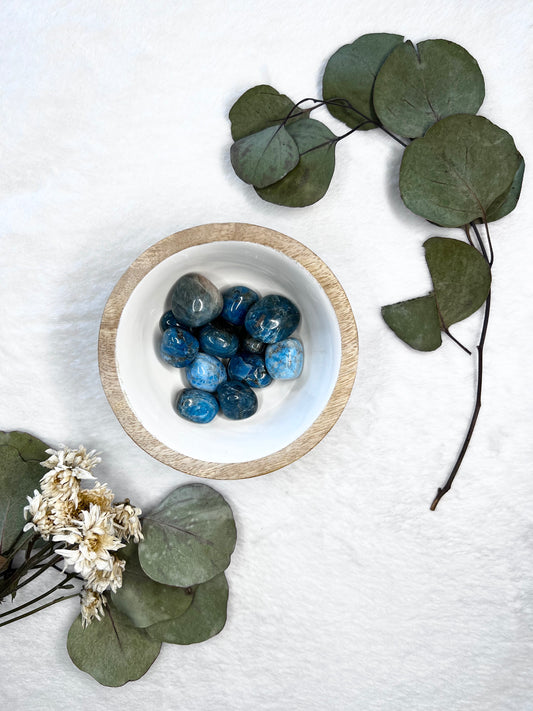 Pierre roulée en apatite