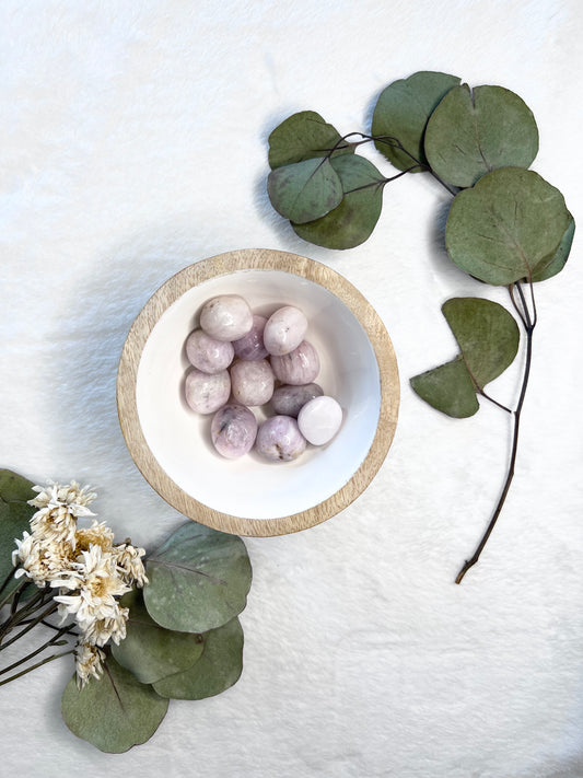 Pierre roulée en kunzite